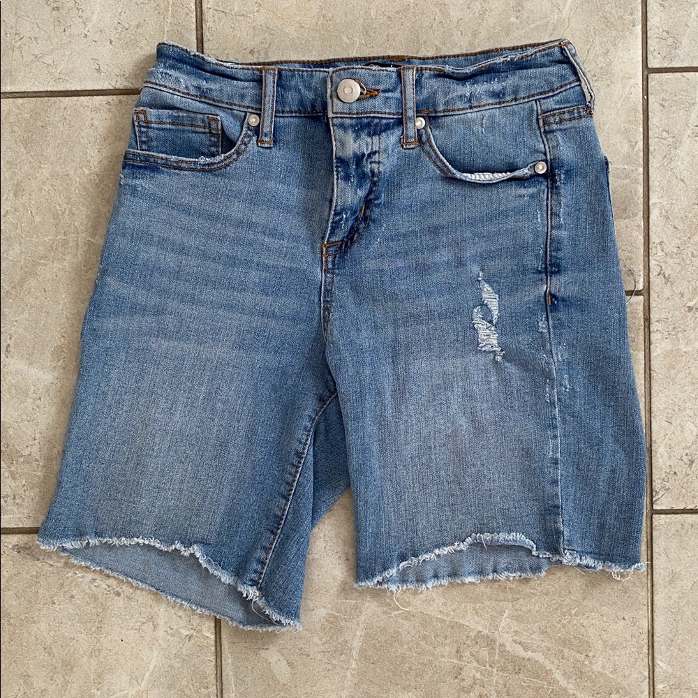 Energie Vintage 90’s High Rise Blue Denim Jorts 3
